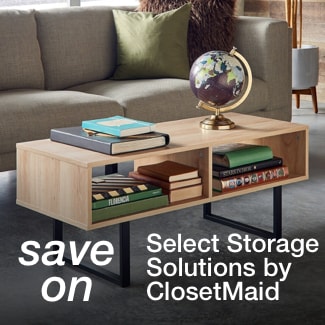 save on select Storage Solutions by ClosetMaid