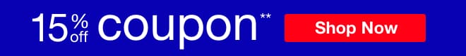 15% off Coupon**