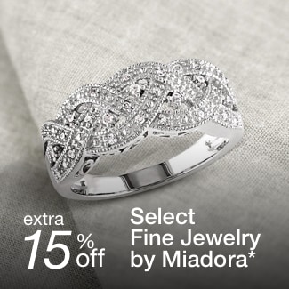 extra 15% off select fine jewelry by Miadora*