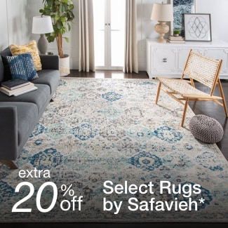extra 20% off select Area Rugs by Safavieh*