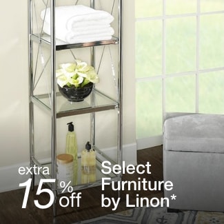 extra 15% off select Furniture by Linon*