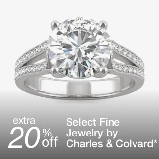 extra 20% off select fine jewelry by Charles & Colvard*