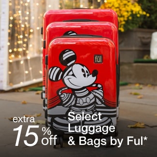 extra 15% off select Luggage & Bags by Ful*