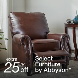 Extra 25% off Select Furniture by Abbyson* 