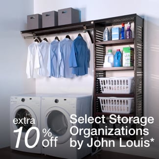 extra 10% off select Storage Organizations by John Louis*