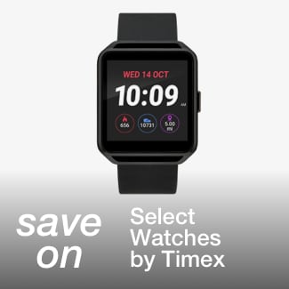 save on select Watches by Timex