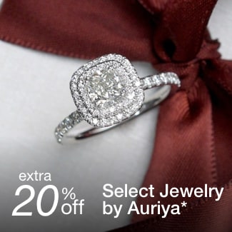 extra 20% off select Jewelry by Auriya*