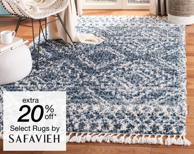 Extra 20% off select area rugs by Safavieh*