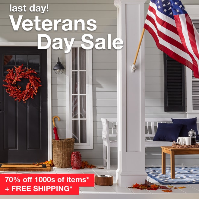 Veterans Day Sale (last day)