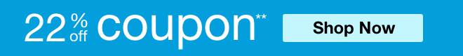 22% off Coupon**