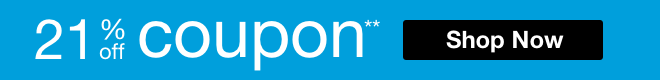 21% off coupon**