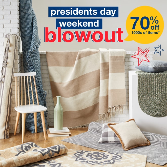 Shop the Presidents Day Weekend Blowout