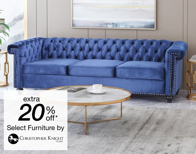 extra 20% off select Furniture by Christopher Knight*