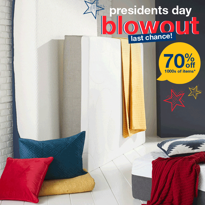 Shop Presidents Day Last Chance Blowout