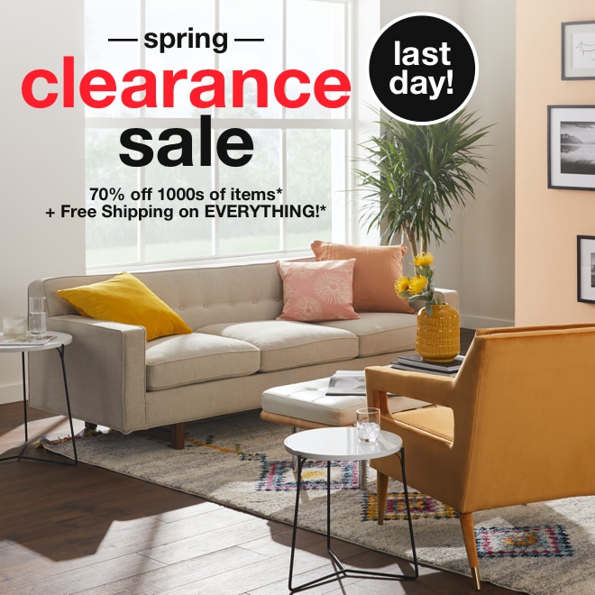 Spring Clearance Sale - Final Day