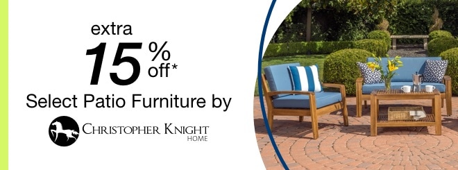 Extra 15% off Select Patio Furniture by Christopher Knight*