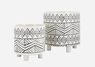 Decorative plant pots