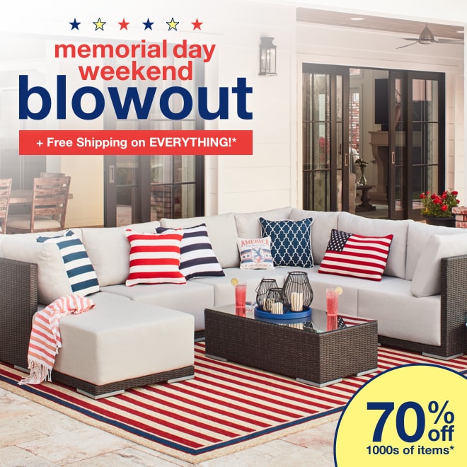 Shop the Memorial Day Weekend Blowout
