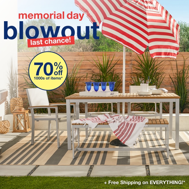 Last Chance to Shop the Memorial Day Blowout