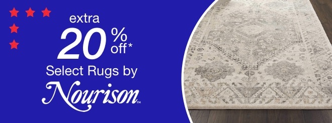 extra 20% off select Rugs by Nourison*