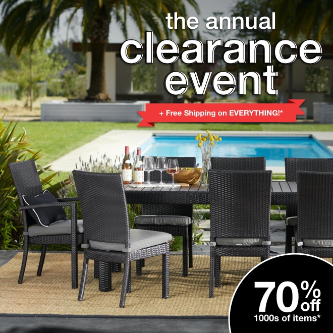 Shop the Annual Clearance Event