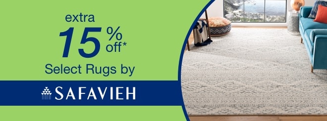 extra 20% off select Rugs by Safavieh*