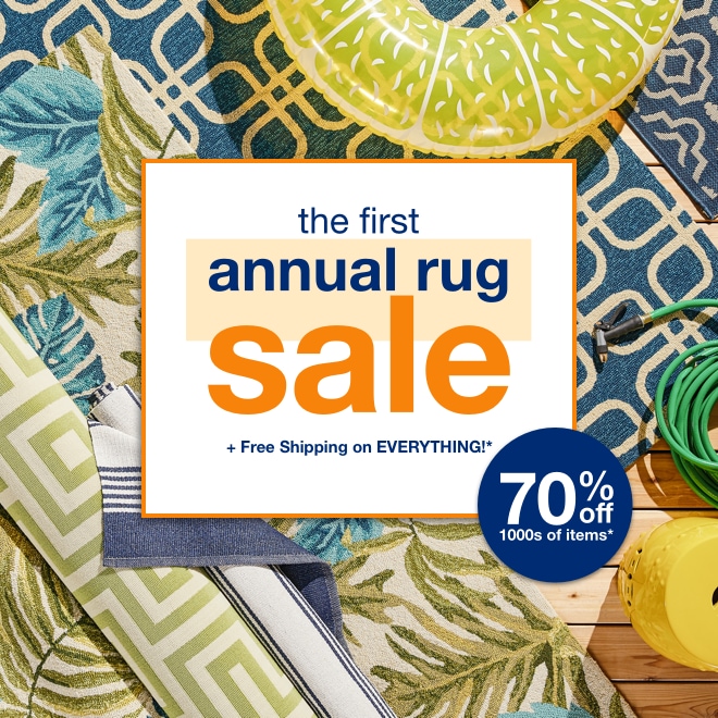 First Annual Rugs Sale