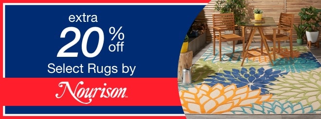 extra 20% off select Rugs by Nourison*