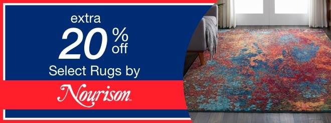 extra 20% off select Area Rugs by Nourison*