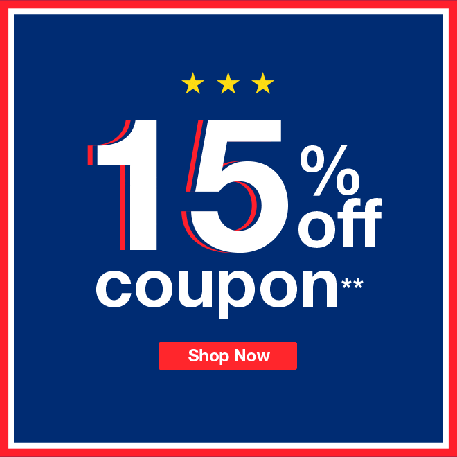 15% off Coupon** Shop Now