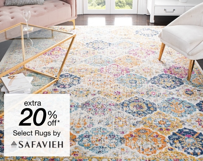 extra 20% off select Area Rugs by Safavieh*