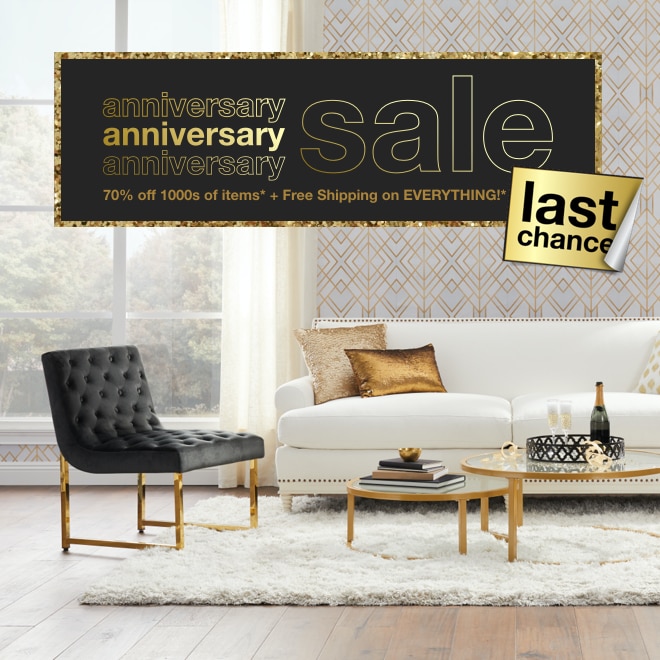 Last Chance to Shop the Overstock Anniversary Sale!