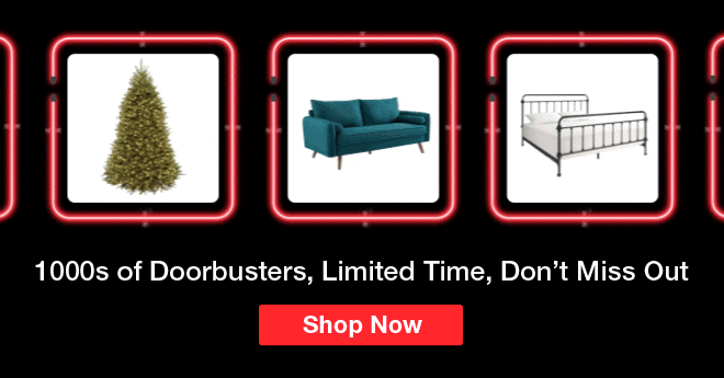 1000s of Doorbusters, Limited Time, Don
