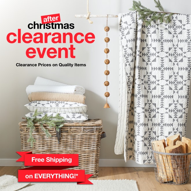 After Christmas Clearance Event