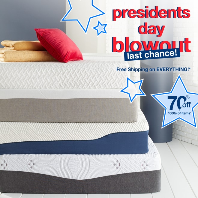 Presidents Day Blowout Last Chance