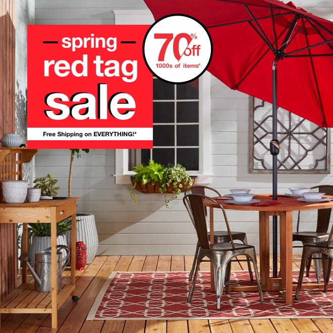 Spring Red Tag Sale