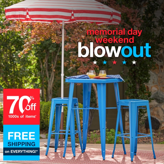 Memorial Day Weekend Blowout