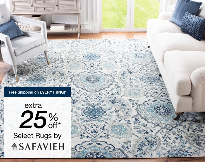 extra 25% off select Area Rugs by Safavieh*