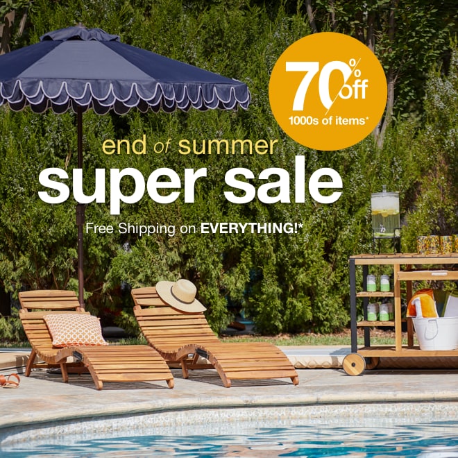 End of Summer Super Sale