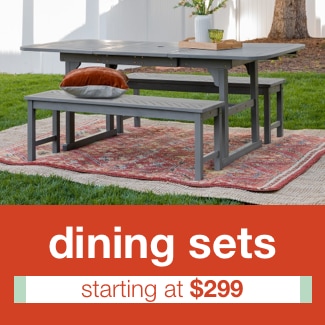 dining sets starting at $299