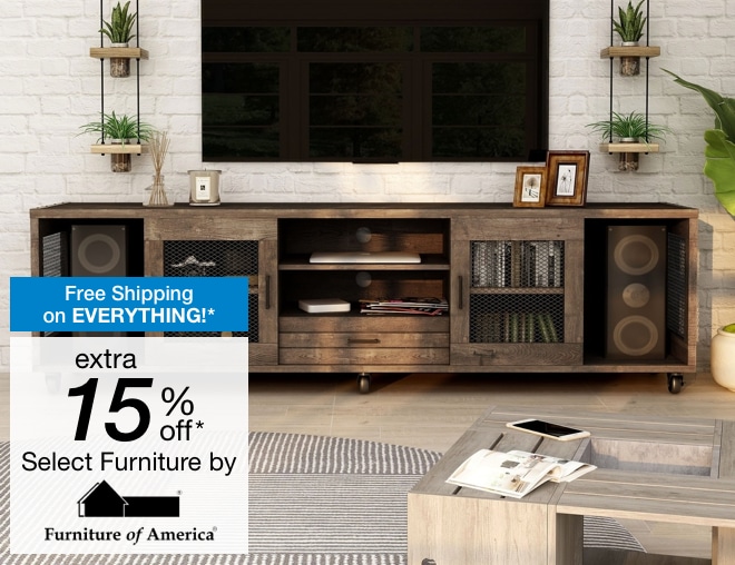 extra 15% off select Furniture by Furniture of America*