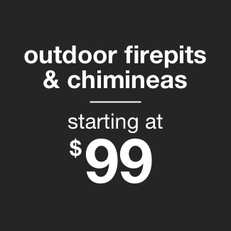 Outdoor Firepits & Chimineas from $99