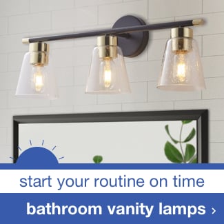 Start Your Routine On Time - Bathroom Vanity Lamps