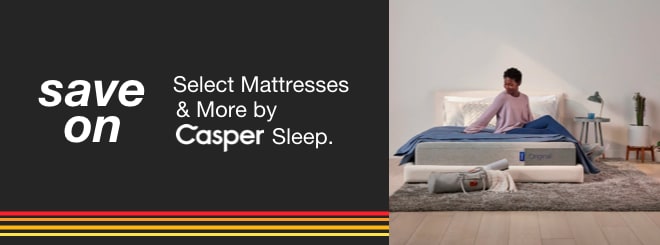 save on select Mattresses & More by Casper Sleep