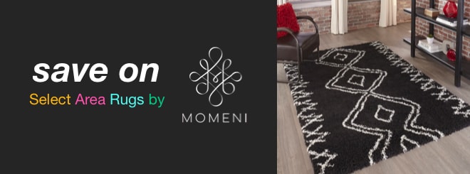 save on select Area Rugs by Momeni