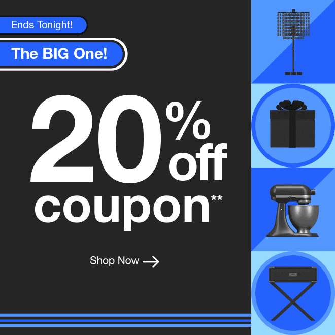 Cyber Monday - The BIG Coupon!