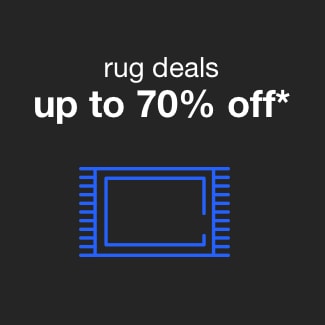 Rug Deals Up to 70% Off*