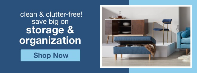 Save big on storage & organization | minus: shop now