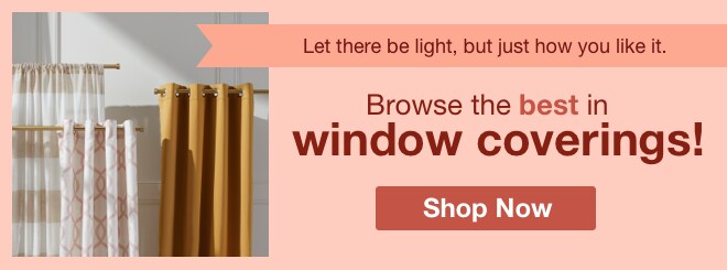 Let there be light, but just how you like it. Browse the best in window coverings! | minus: shop now