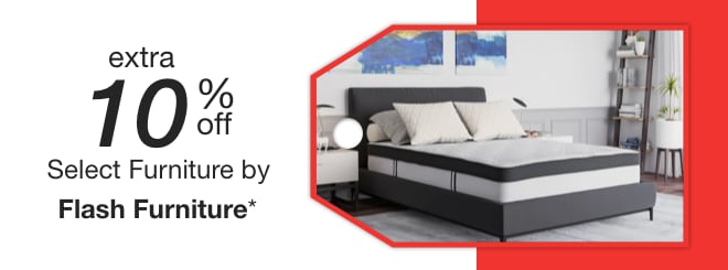 extra 10% off select Furniture by Flash Furniture*